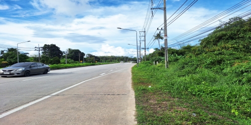 ขายที่ดินติดถนนใหญ่ สายป่าคลอก-เมืองใหม่ อำเภอถลาง ภูเก็ต